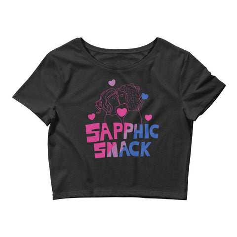 Bi's have more fun Genderless Crop Tee